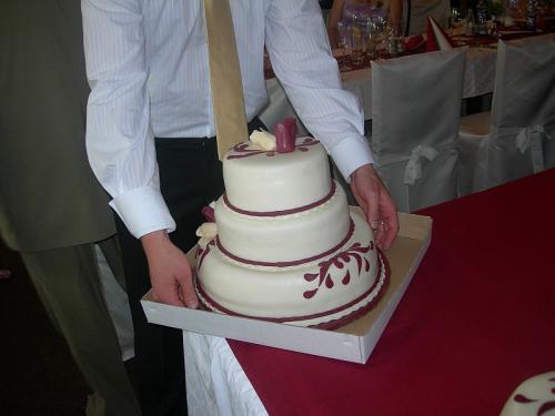 Hlavní svatební dort